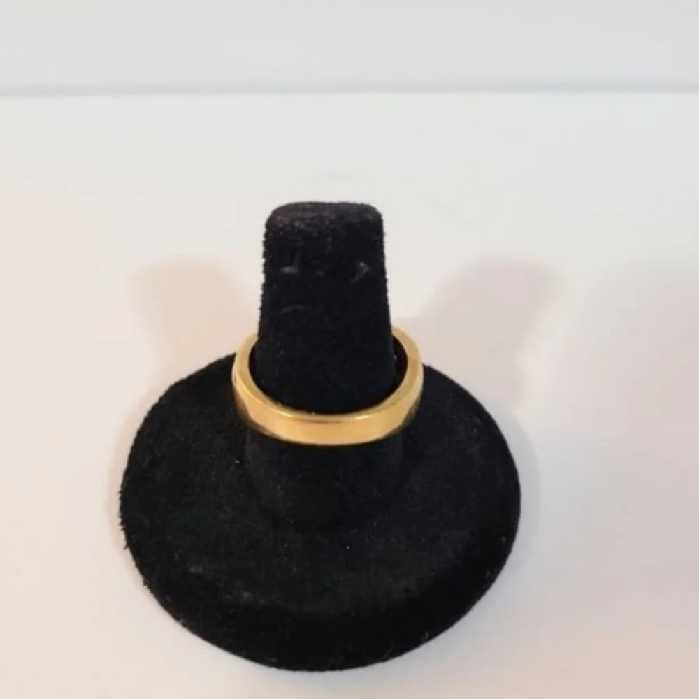 ❤️ CZ RING 3 BAND LOOK SIZE 8 - Picture 3 of 8